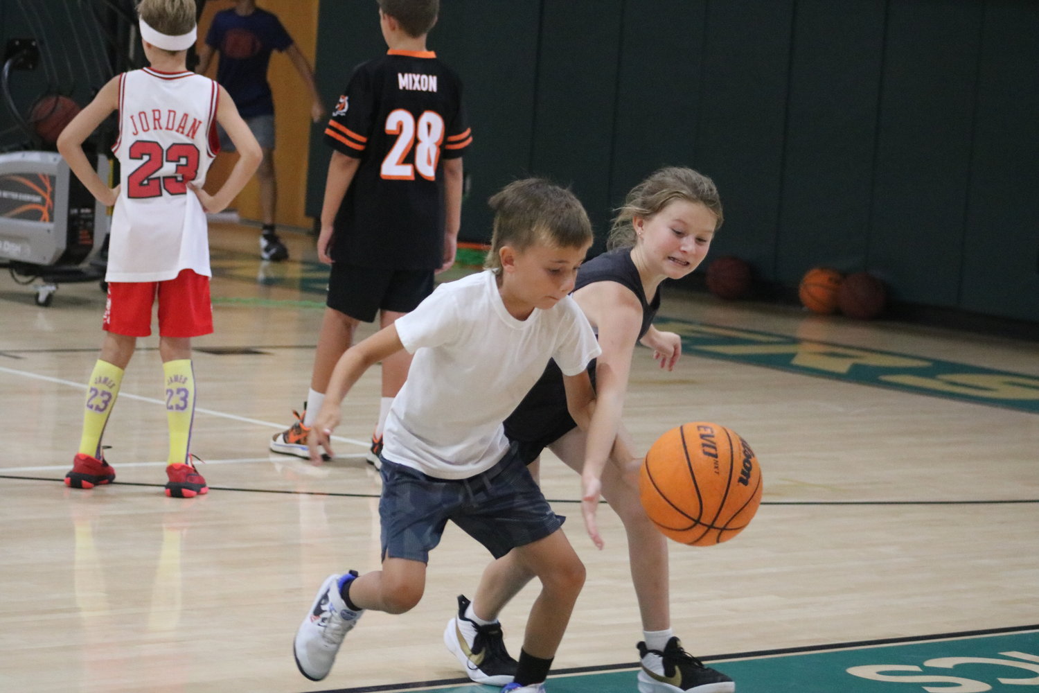 Boys and girls of all ages take part in the camp.